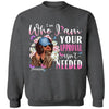 Who I Am Your Approval Isn't Needed Shirt, Customized Hello Fitty Shirt, Custom Birthday Shirt, 50th birthday shirt Ideas, 50th Birthday Shirts, 50th Birthday Shirt Ideas For Her