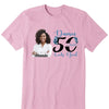 Custom Photo I Make Look Good Shirt, Custom 50th Birthday Shirt For Women, 50 Years Old Birthday Shirt, Personalized Birthday Gift. 50th Birthday shirt, Birthday Girl, 50 Birthday Women