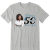 Custom Photo I Make Look Good Shirt, Custom 50th Birthday Shirt For Women, 50 Years Old Birthday Shirt, Personalized Birthday Gift. 50th Birthday shirt, Birthday Girl, 50 Birthday Women