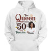 This Queen Makes 50 Look Fabulous, Stepping Into My 50th Birthday Live A Diva Shirt, Custom 50th Birthday Shirt For Women, 50 Years Old Birthday Shirt, Personalized Birthday Gift