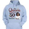 This Queen Makes 50 Look Fabulous, Stepping Into My 50th Birthday Live A Diva Shirt, Custom 50th Birthday Shirt For Women, 50 Years Old Birthday Shirt, Personalized Birthday Gift
