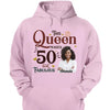 This Queen Makes 50 Look Fabulous, Stepping Into My 50th Birthday Live A Diva Shirt, Custom 50th Birthday Shirt For Women, 50 Years Old Birthday Shirt, Personalized Birthday Gift