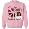This Queen Makes 50 Look Fabulous, Stepping Into My 50th Birthday Live A Diva Shirt, Custom 50th Birthday Shirt For Women, 50 Years Old Birthday Shirt, Personalized Birthday Gift