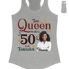 This Queen Makes 50 Look Fabulous, Stepping Into My 50th Birthday Live A Diva Shirt, Custom 50th Birthday Shirt For Women, 50 Years Old Birthday Shirt, Personalized Birthday Gift