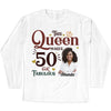 This Queen Makes 50 Look Fabulous, Stepping Into My 50th Birthday Live A Diva Shirt, Custom 50th Birthday Shirt For Women, 50 Years Old Birthday Shirt, Personalized Birthday Gift