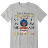 She Is Know Is Chosen Of Worthy Is Enough She Is Me I am Me Shirt, Personalized Birthday Month Shirt, Name and Age Birthday Shirt, Custom Birthday Women Shirt