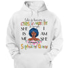 She Is Know Is Chosen Of Worthy Is Enough She Is Me I am Me Shirt, Personalized Birthday Month Shirt, Name and Age Birthday Shirt, Custom Birthday Women Shirt