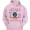 She Is Know Is Chosen Of Worthy Is Enough She Is Me I am Me Shirt, Personalized Birthday Month Shirt, Name and Age Birthday Shirt, Custom Birthday Women Shirt
