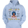 She Is Know Is Chosen Of Worthy Is Enough She Is Me I am Me Shirt, Personalized Birthday Month Shirt, Name and Age Birthday Shirt, Custom Birthday Women Shirt