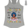She Is Know Is Chosen Of Worthy Is Enough She Is Me I am Me Shirt, Personalized Birthday Month Shirt, Name and Age Birthday Shirt, Custom Birthday Women Shirt