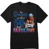 This Queen Makes 50 Look Fabulous, Stepping Into My 50th Birthday Live A Diva Shirt, Custom 50th Birthday Shirt For Women, 50 Years Old Birthday Shirt, Personalized Birthday Gift