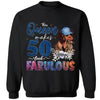 This Queen Makes 50 Look Fabulous, Stepping Into My 50th Birthday Live A Diva Shirt, Custom 50th Birthday Shirt For Women, 50 Years Old Birthday Shirt, Personalized Birthday Gift
