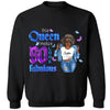 This Queen Makes 50 Look Fabulous, Stepping Into My 50th Birthday Live A Diva Shirt, Custom 50th Birthday Shirt For Women, 50 Years Old Birthday Shirt, Personalized Birthday Gift