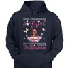 Never Underestimate A Girl Who Is Covered By The Blood of Jesus Shirt, Custom Birthday Month Shirt For Women, Personalized Birthday Gift