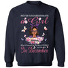 Never Underestimate A Girl Who Is Covered By The Blood of Jesus Shirt, Custom Birthday Month Shirt For Women, Personalized Birthday Gift
