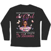 Never Underestimate A Girl Who Is Covered By The Blood of Jesus Shirt, Custom Birthday Month Shirt For Women, Personalized Birthday Gift