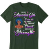 I Can Do ALl Things Through Christ Who Gives Me Strength Shirt, Customized Birthday Month Shirt For Girl, Custom Name Custom Date Birthday Gift Shirt