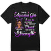 I Can Do ALl Things Through Christ Who Gives Me Strength Shirt, Customized Birthday Month Shirt For Girl, Custom Name Custom Date Birthday Gift Shirt