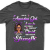 I Can Do ALl Things Through Christ Who Gives Me Strength Shirt, Customized Birthday Month Shirt For Girl, Custom Name Custom Date Birthday Gift Shirt