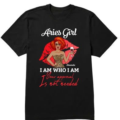 Personalized Custom Birthday Month Shirt, Name and Age Birthday Shirt, I Am Who I am You Approval Is Not Needed Shirt