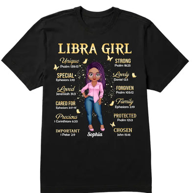Personalized Custom Birthday Month Shirt, Name and Age Birthday Shirt, God Girl Shirt, Girl Jesus Birthday Shirt
