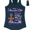 I Can Do ALl Things Through Christ Who Gives Me Strength Shirt, Customized Birthday Month Shirt For Girl, Custom Name Custom Date Birthday Gift Shirt