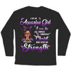 I Can Do ALl Things Through Christ Who Gives Me Strength Shirt, Customized Birthday Month Shirt For Girl, Custom Name Custom Date Birthday Gift Shirt