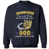 Personalized Custom Birthday Month Shirt, Name and Age Birthday Shirt, Even In The Midst Of My Storm I See God Working It Out For Me Shirt