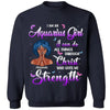 I Can Do ALl Things Through Christ Who Gives Me Strength Shirt, Customized Birthday Month Shirt For Girl, Custom Name Custom Date Birthday Gift Shirt