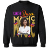 Personalized Custom Birthday Month Shirt, Name and Age Birthday Shirt, Magic Queen Shirt, Birthday Zodiac Shirt