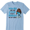 Personalized Aries Shirt, Aries Birthday T Shirt, Customize Birthday Shirt For Woman