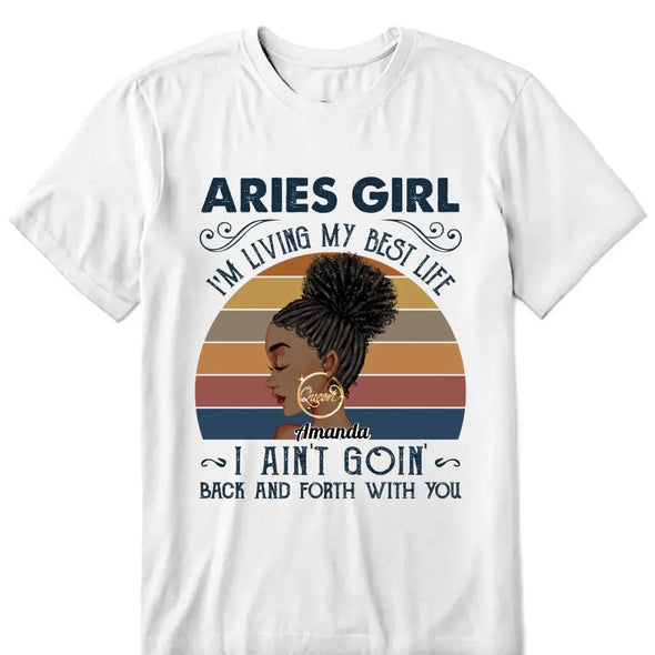 Custom Birthday Shirt, Aries Zodiac T Shirt, Aries Birthday Shirt, Aries T Shirts For Ladies, Aries Queen T Shirt, Aries Queen Birthday Shirt