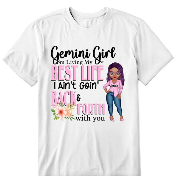 Custom Birthday Shirt, Gemini Zodiac T Shirt, Gemini Birthday Shirt, Gemini T Shirts For Ladies, Gemini Queen T Shirt