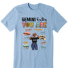 Gemini Girl, Gemini Birthday Shirts For Woman, Gemini Birthday Month, Gemini Cotton T-Shirt For Her