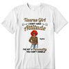 Custom Taurus Girl, Taurus Birthday Shirts For Woman, Taurus Birthday Month, Taurus Cotton T-Shirt For Her
