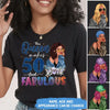 This Queen Makes 50 Look Fabulous, Stepping Into My 50th Birthday Live A Diva Shirt, Custom 50th Birthday Shirt For Women, 50 Years Old Birthday Shirt, Personalized Birthday Gift