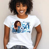 Custom Name and Age Birthday Shirt, Custom Birthday Women Shirt, It's My Birthday Shirt, Birthday 50th Shirt