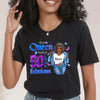 This Queen Makes 50 Look Fabulous, Stepping Into My 50th Birthday Live A Diva Shirt, Custom 50th Birthday Shirt For Women, 50 Years Old Birthday Shirt, Personalized Birthday Gift