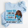 Personalized Birthday Month Shirt, Name and Age Birthday Shirt, Custom Birthday Women Shirt, I Don't Have Attitude I've Got A Personality You Can't Handle Shirt