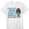 Personalized Birthday Month Shirt, Name and Age Birthday Shirt, Custom Birthday Women Shirt, I Don't Have Attitude I've Got A Personality You Can't Handle Shirt