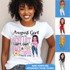 Personalized Birthday Month Shirt, Name and Age Birthday Shirt, Custom Birthday Women Shirt, I'm Living My Best Life I Ain't Goin' Back And Forth With You Shirt