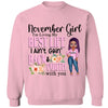 Personalized Birthday Month Shirt, Name and Age Birthday Shirt, Custom Birthday Women Shirt, I'm Living My Best Life I Ain't Goin' Back And Forth With You Shirt