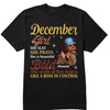 Personalized Custom Birthday Month Shirt, Name and Age Birthday Shirt, Custom Birthday Women Shirt, She Slay She Prays She Is Beautiful Bold She Smile At Her Haters Like A Boss In Control Shirt