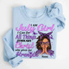 Personalized Birthday Month Shirt, Name and Age Birthday Shirt, Custom Birthday Women Shirt, I Can All Things Though Christ Who Give Me Strengh Shirt