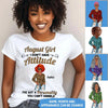 Custom Photo I Don't Have Attitude I've Got A Personality You Can't Handle Shirt, Birthday Month Shirt, Custom Name and Age Birthday Shirt, Custom Birthday Women Shirt