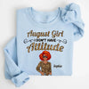 Custom Photo I Don't Have Attitude I've Got A Personality You Can't Handle Shirt, Birthday Month Shirt, Custom Name and Age Birthday Shirt, Custom Birthday Women Shirt