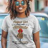 Custom Photo I Don't Have Attitude I've Got A Personality You Can't Handle Shirt, Birthday Month Shirt, Custom Name and Age Birthday Shirt, Custom Birthday Women Shirt