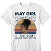 Personalized I'm Living My Best Life Shirt, I Ain't Goin Back and Forth With You Shirt,  Birthday Month Shirt, Custom Month of Women Birthday Shirt, Custom Photos birthday shirt