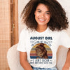 Personalized I'm Living My Best Life Shirt, I Ain't Goin Back and Forth With You Shirt,  Birthday Month Shirt, Custom Month of Women Birthday Shirt, Custom Photos birthday shirt