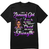 I Can Do ALl Things Through Christ Who Gives Me Strength Shirt, Customized Birthday Month Shirt For Girl, Custom Name Custom Date Birthday Gift Shirt
